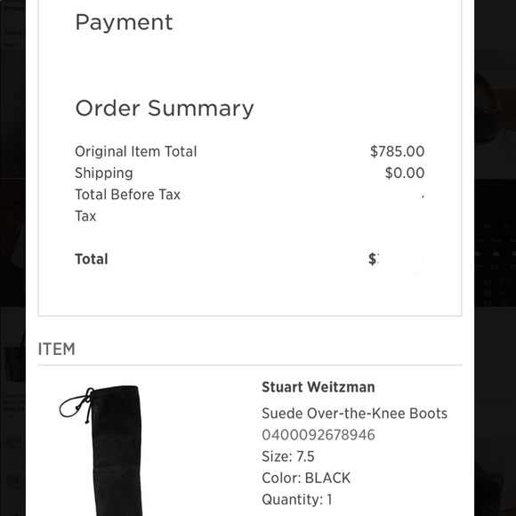 ❌SOLD❌Stuart Weitzman Lowland Over-the-Knees Boots - Picture 8 of 8